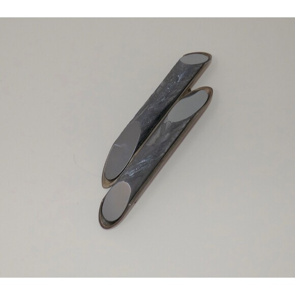 Marius Pajaczkowski Poland Sterling Silver 925 & Hematite Brooch Pin RARE - Picture 4 of 9